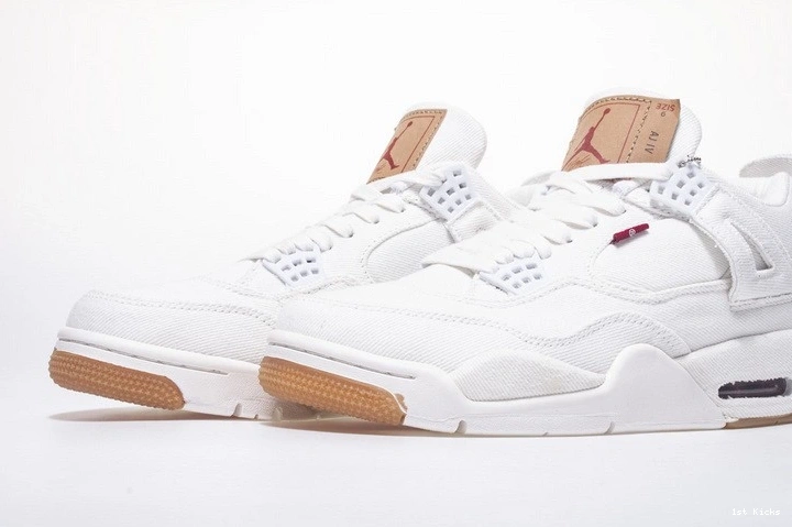 AO2571-100 Levi's White Jordan Denim Air 4 1127